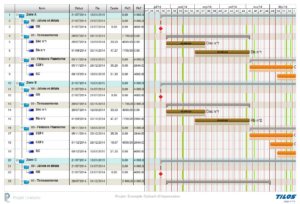 TILOS-Gantt -Gabarit d'impression